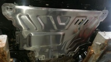 Защита алюминиевая Alfeco для картера и КПП Audi A3 8V 2012-2021